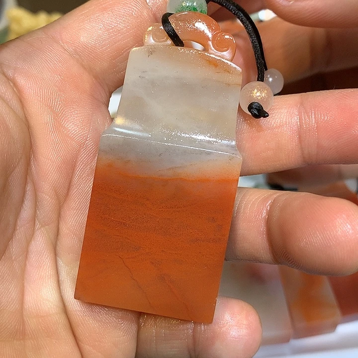 至***保寿山石印石老挝石