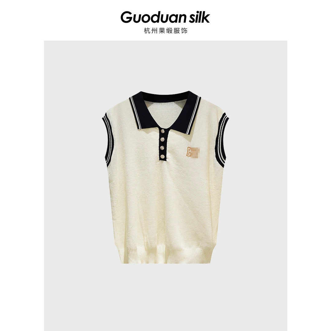 果缎夏季新款轻薄透气针织衫上衣T恤 MJS9-9221