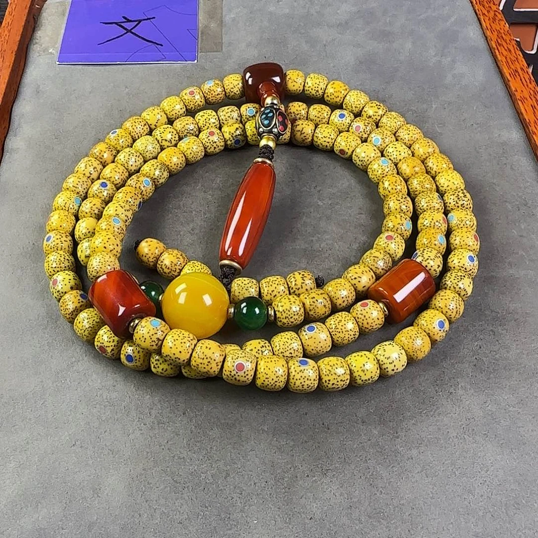 吊坠星月菩提脖挂