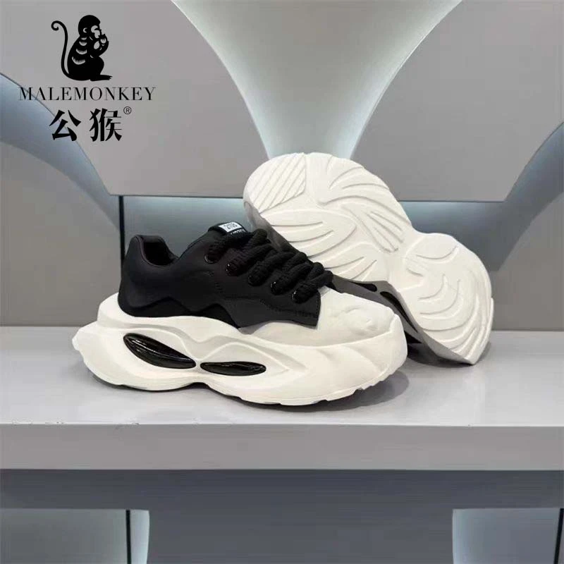 公猴官方正版男鞋秋季百搭休闲青少年运动内增高老爹鞋子男CF005