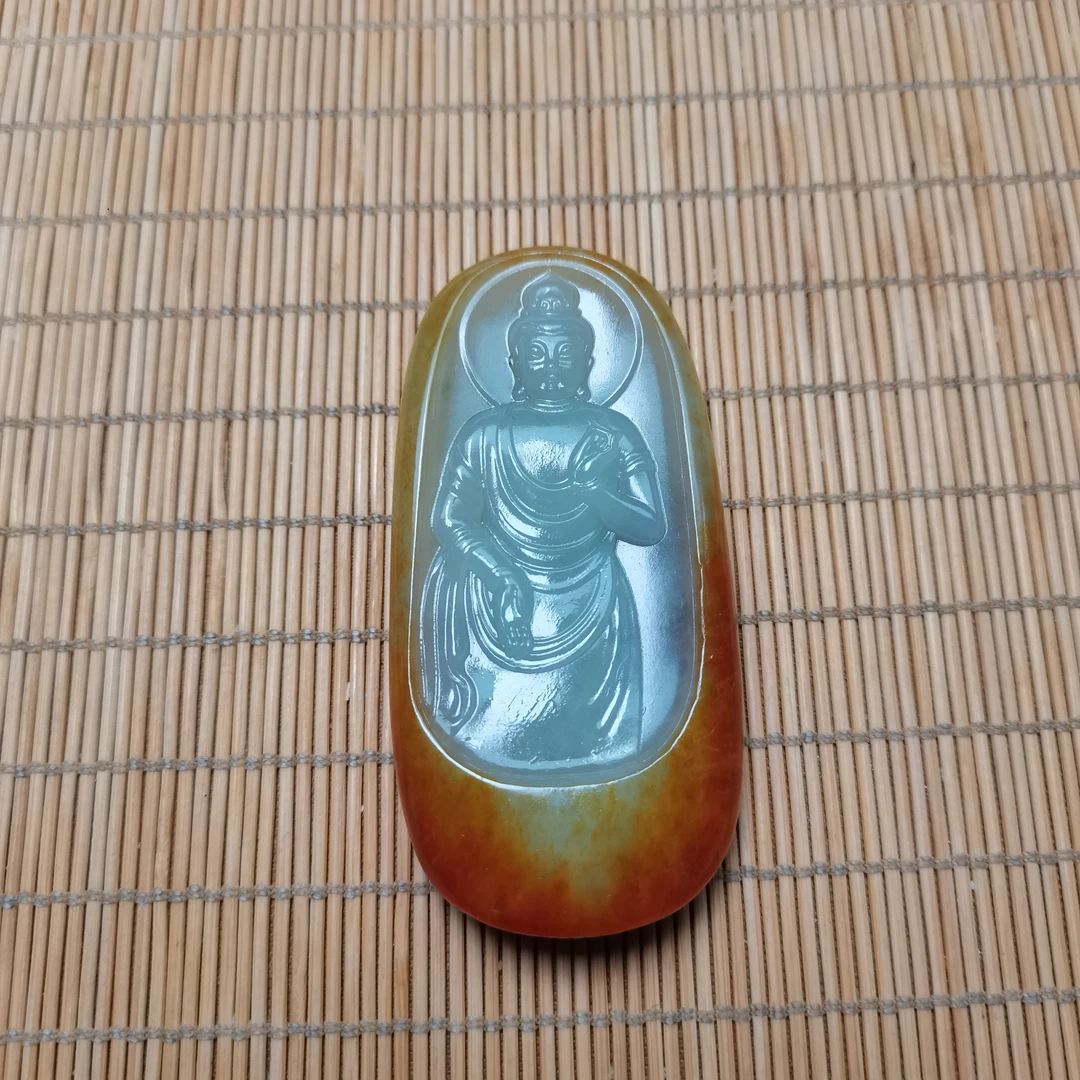 新疆和田玉素衣观音91克