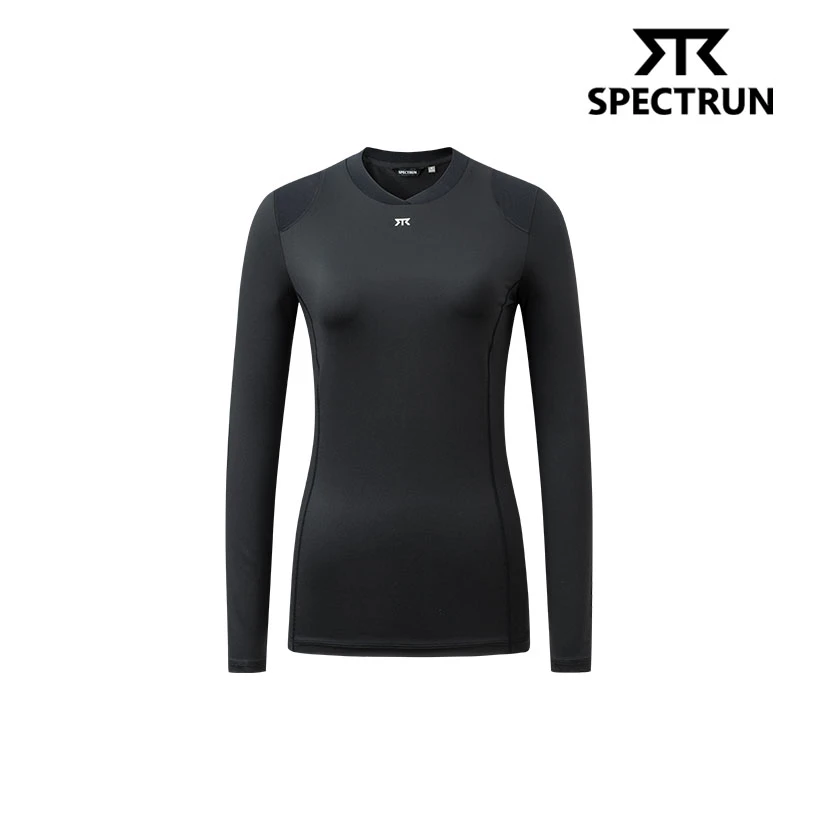 SPECTRUN女士高尔夫针织长袖弹力修身排汗套头衫SGTL21011F