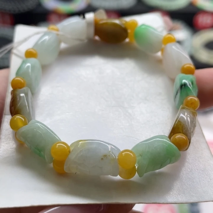 未镶嵌手链翡翠卡10加