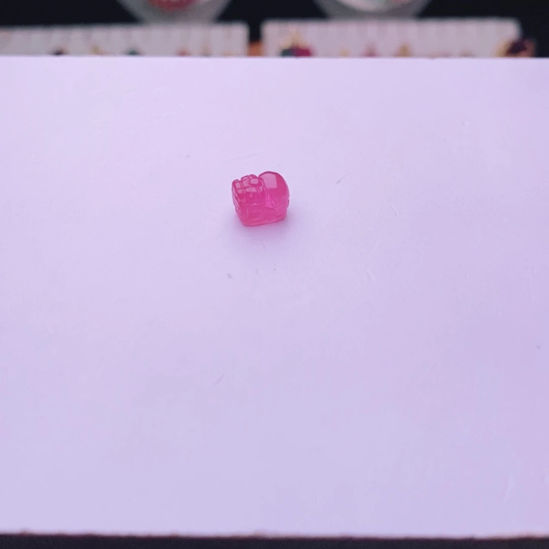 未镶嵌单颗貔貅m碧玺