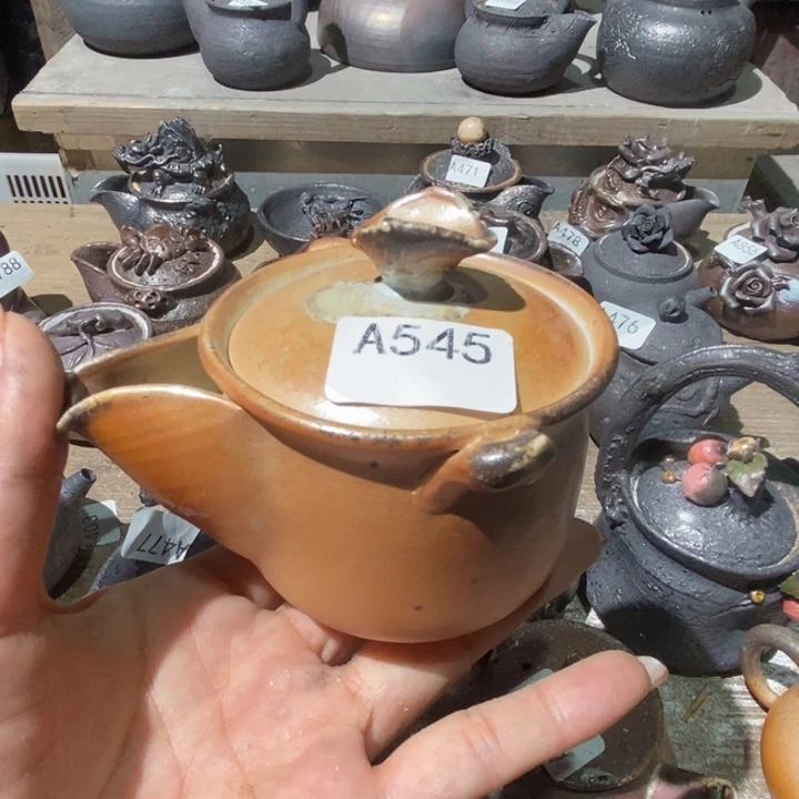 柴烧裸烧纯手工制作瑕疵不退不换