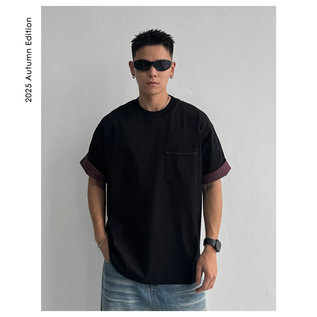 阿d服饰 EM-1012 男士廓形百搭T恤