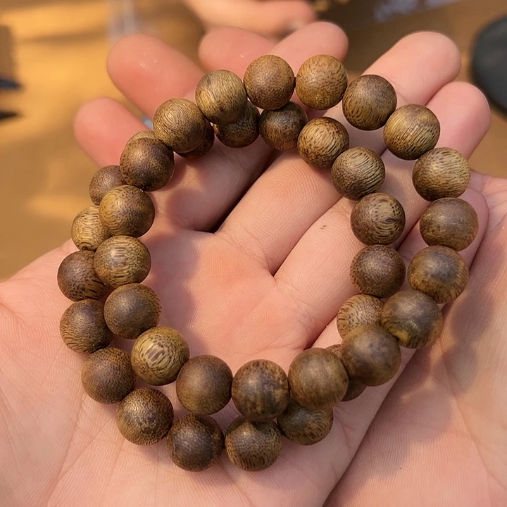 沉香手串11mm单圈黄棋9克多样性发一条