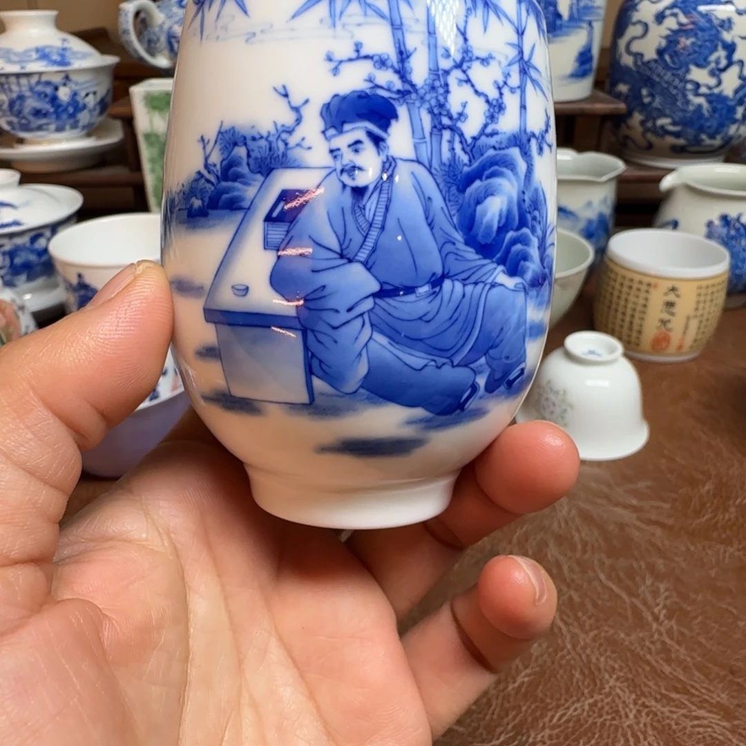 陶摆件今天晚上的月亮很圆