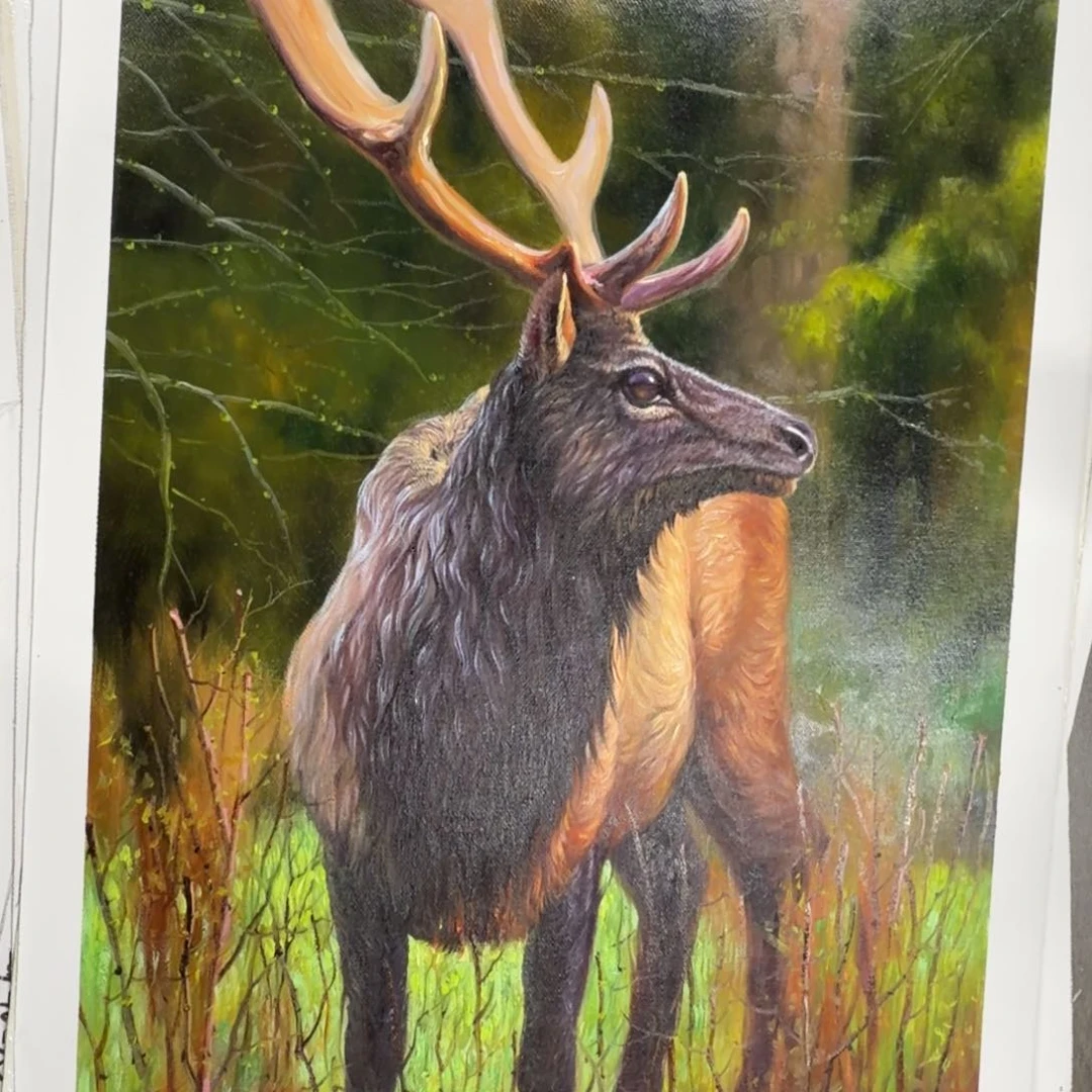 油画加油加油努力加油努力