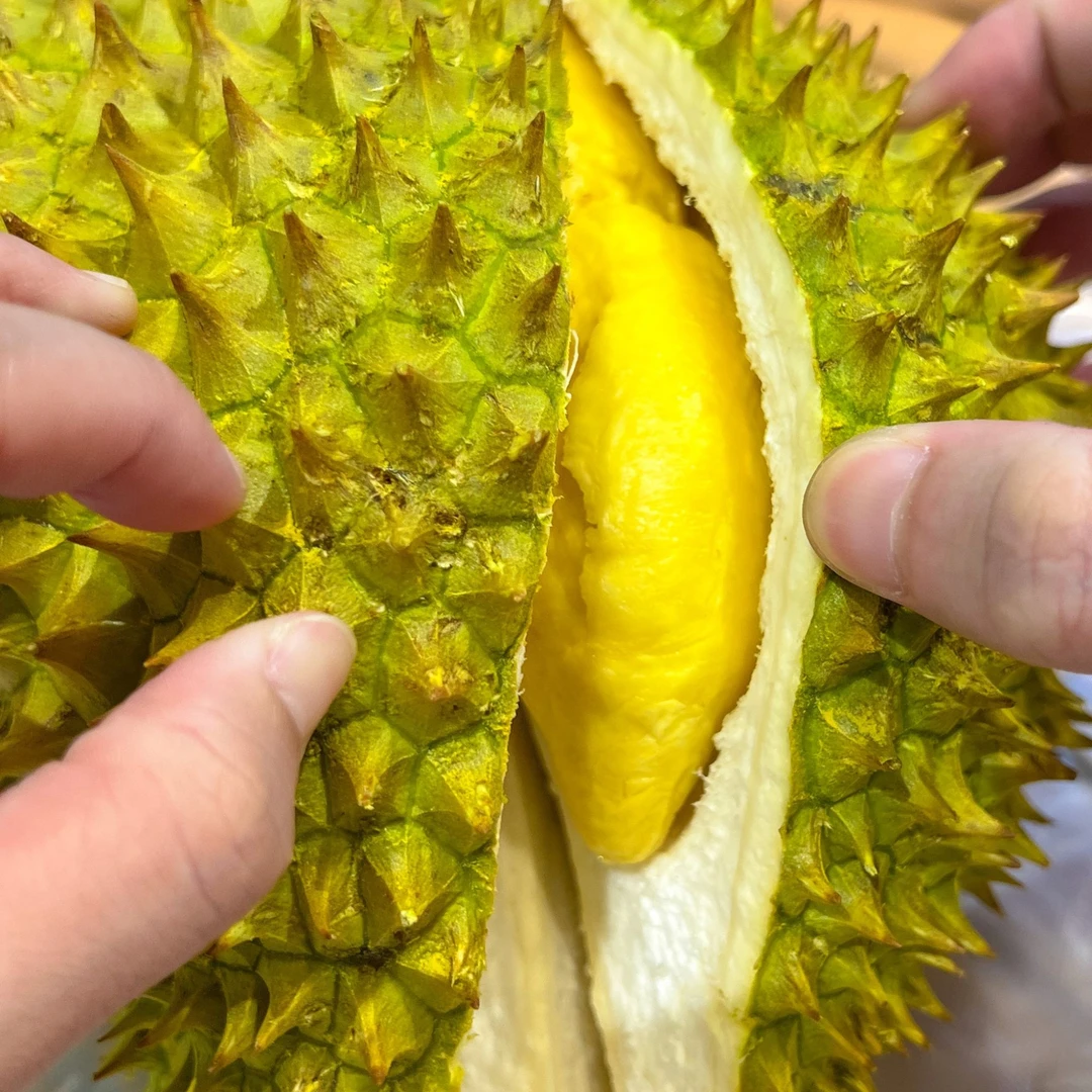 新鲜干尧榴莲奶香味十足【榴莲小时达】哈尔滨榴莲 鲜果现开保干包大黄肉软糯香甜2斤以上核大介意勿拍干尧越南