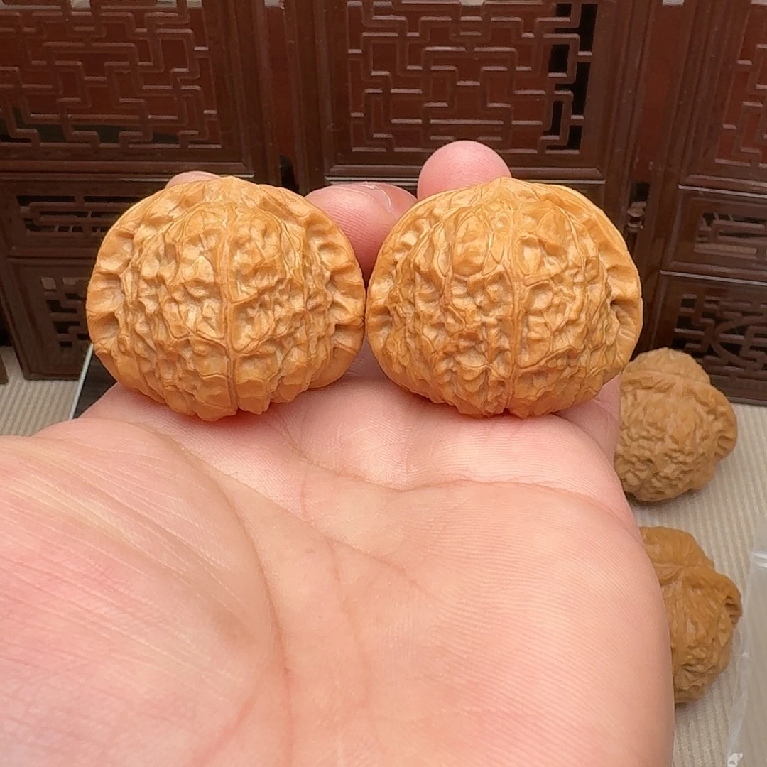 把件文玩核桃42尺全品南瓜墩