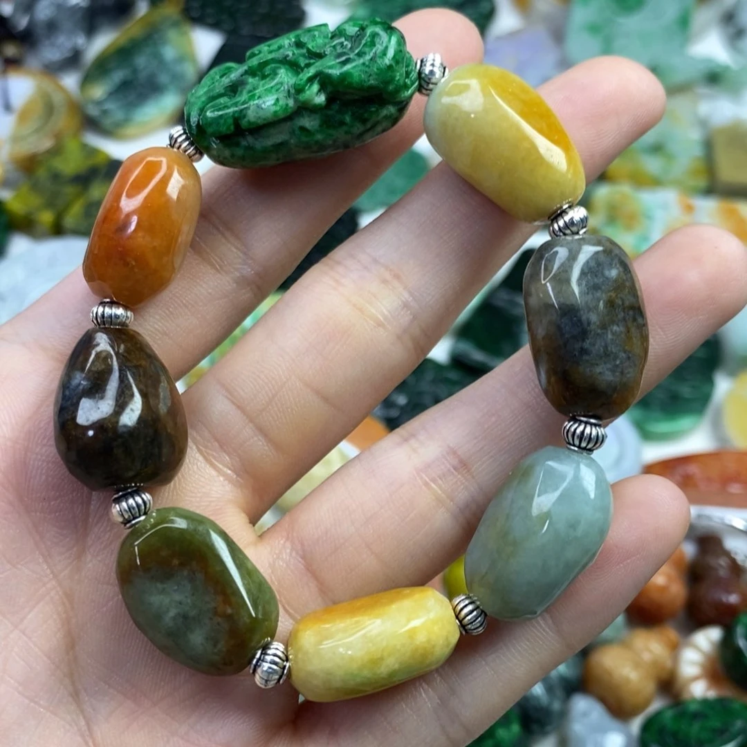 翡翠未镶嵌颈饰t****^吊坠