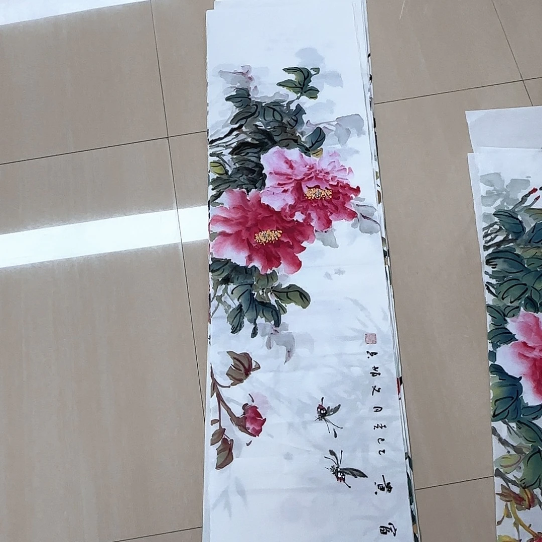 国画国画作品多次
