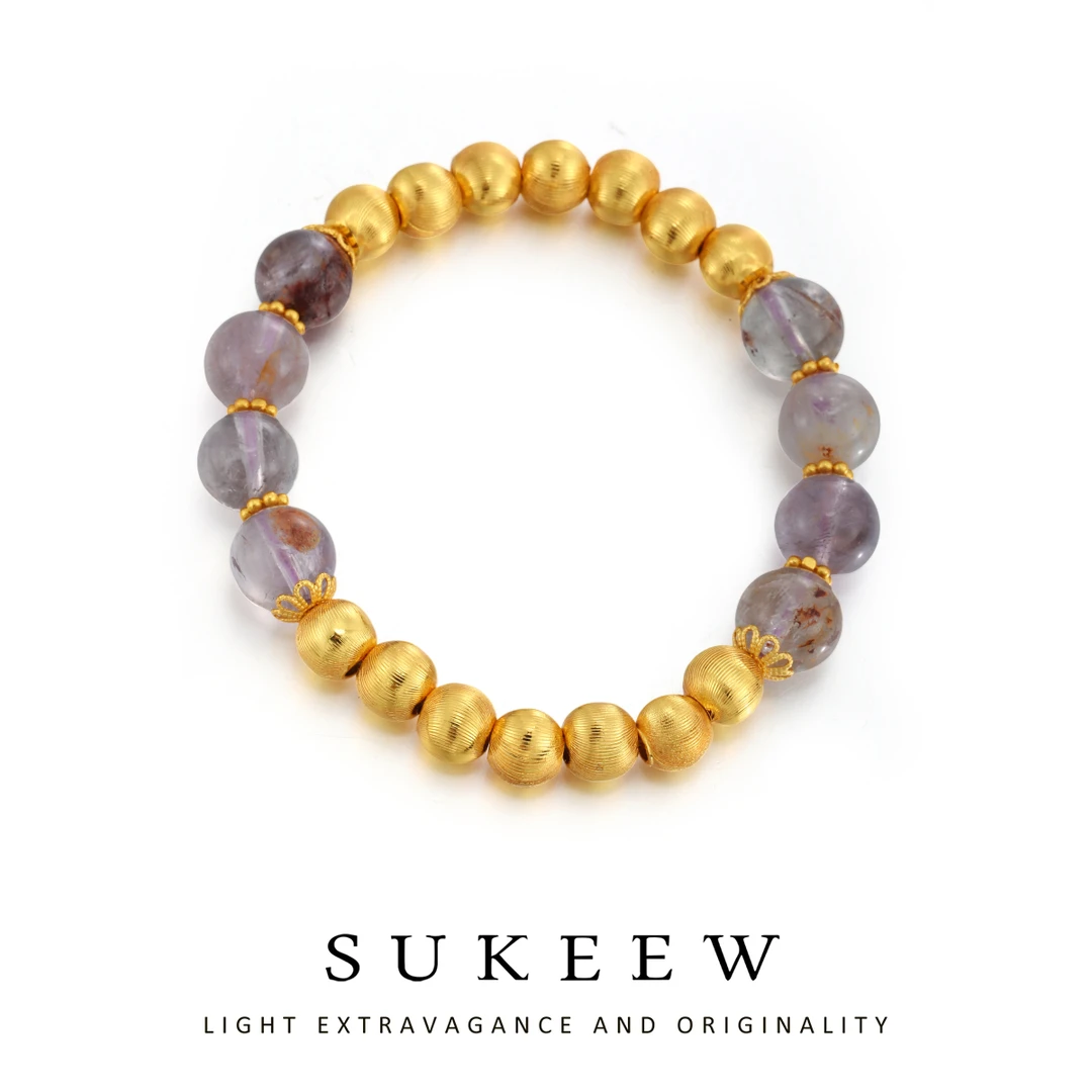 SUKEEW/酥可 铜合金手链 优雅闪亮拉丝珠珠百搭手链245109