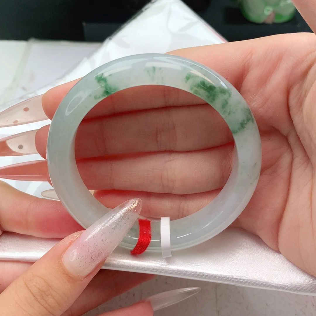 未镶嵌手镯翡翠正圈53