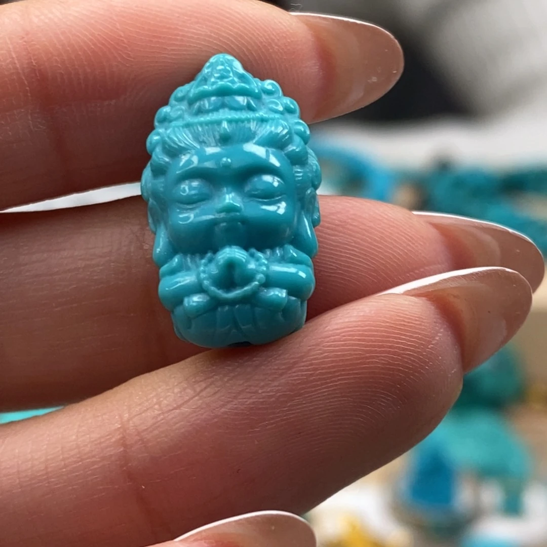 未镶嵌绿松石挂件