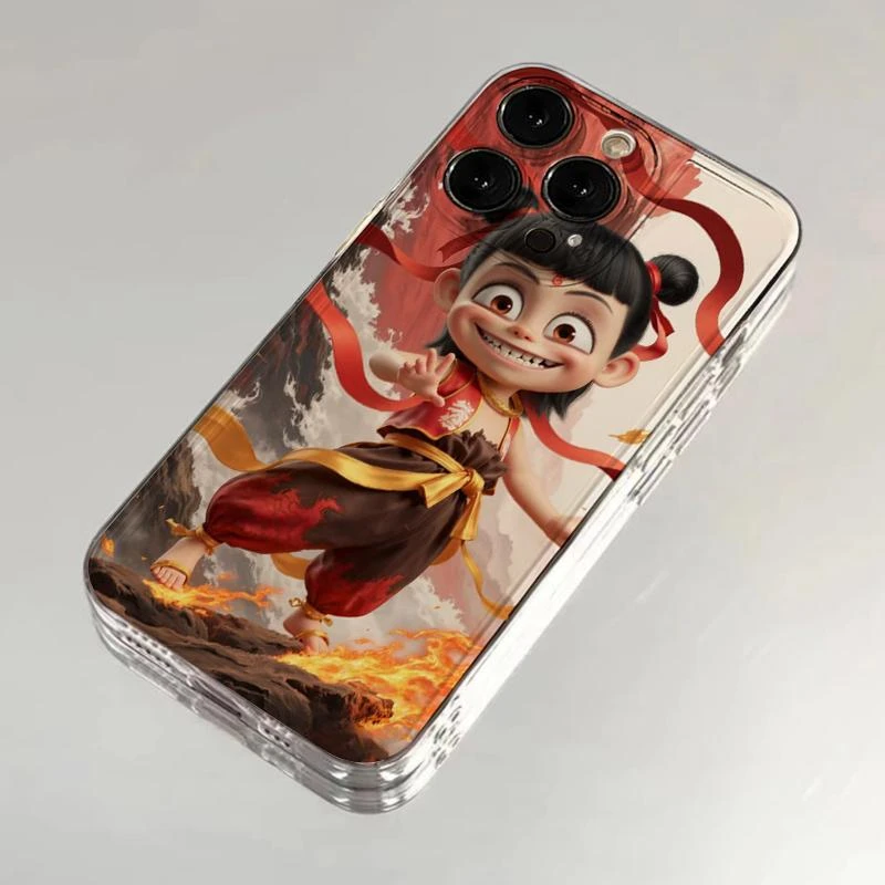 奥菲顿魔童哪吒适用iPhone16苹果15手机软壳华为vivo小米15oppo套