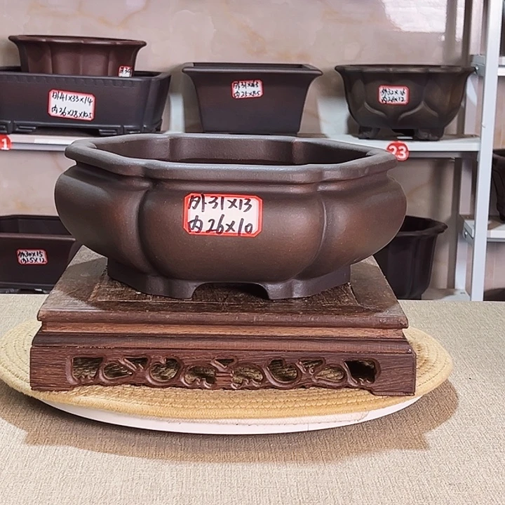 紫砂花盆紫砂花盆