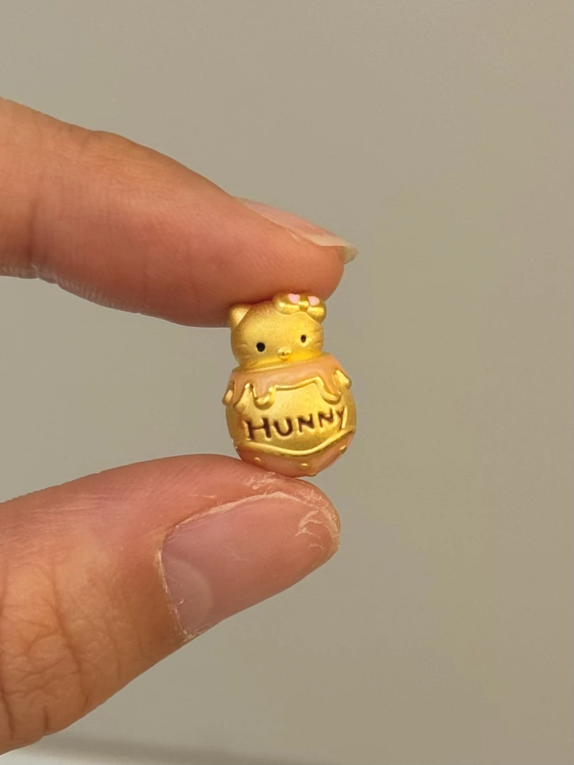 贝贝黄金 足金999 蜜罐kt 珐琅彩 转运珠 101