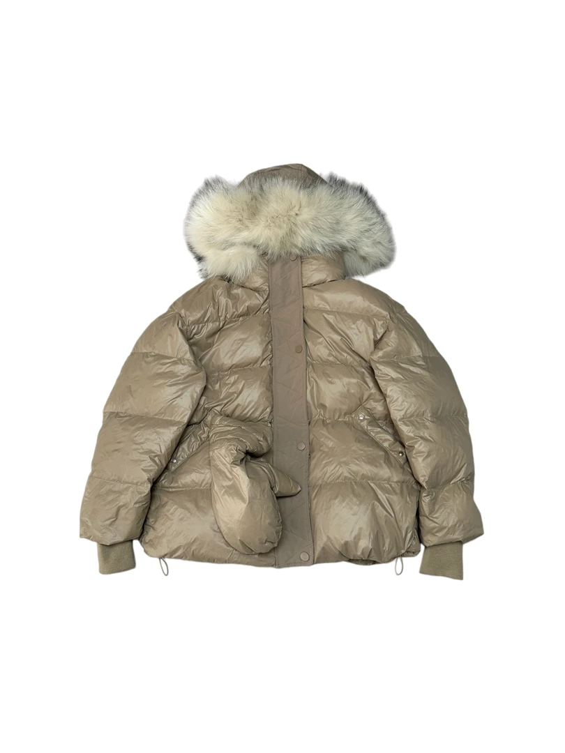 JSR 卡其色羽绒服