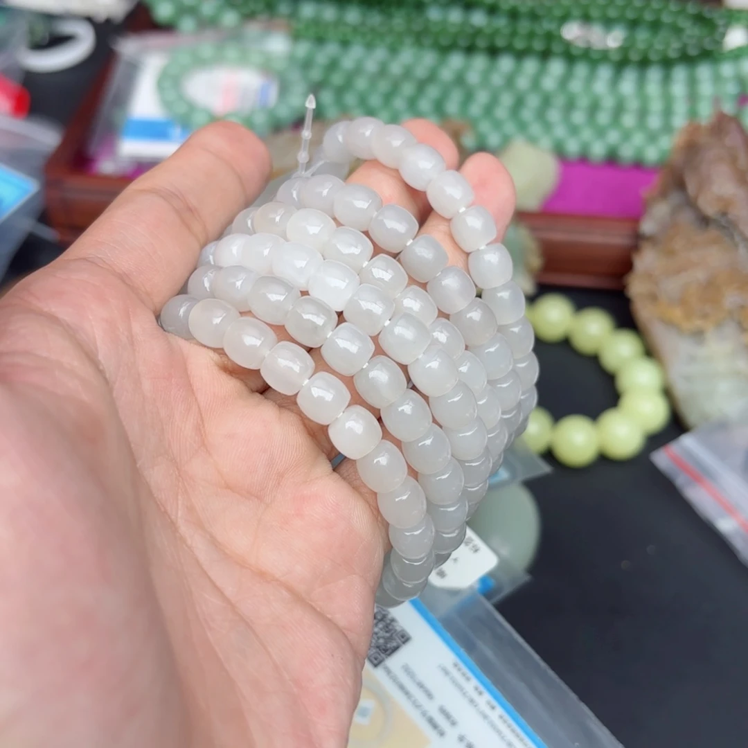 和田玉手链拍一发一多样性未镶嵌