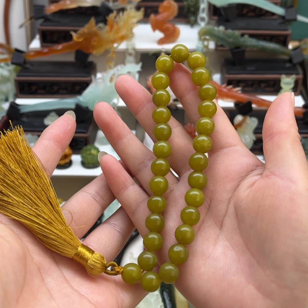 蛇纹石玉未镶嵌岫玉发簪