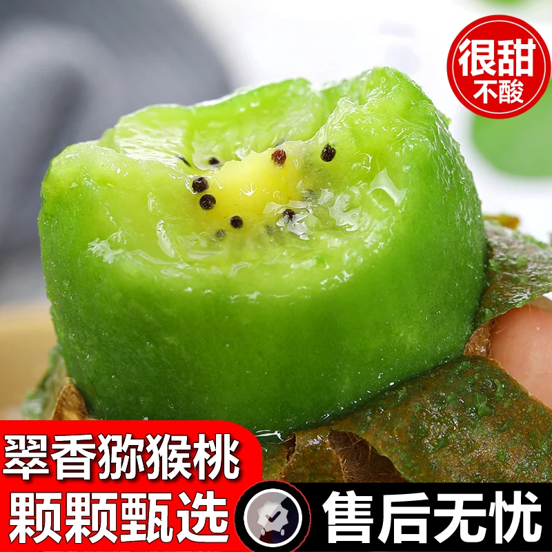 现摘现发正宗陕西绿心翠香猕猴桃软糯多汁香甜可口坏果包赔60克起