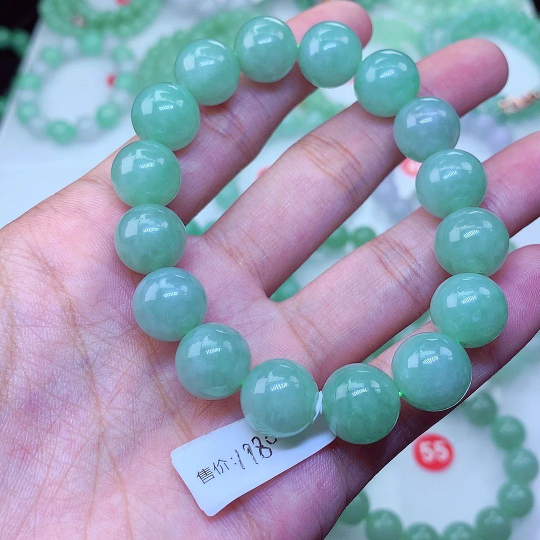 翡翠未镶嵌毛衣链