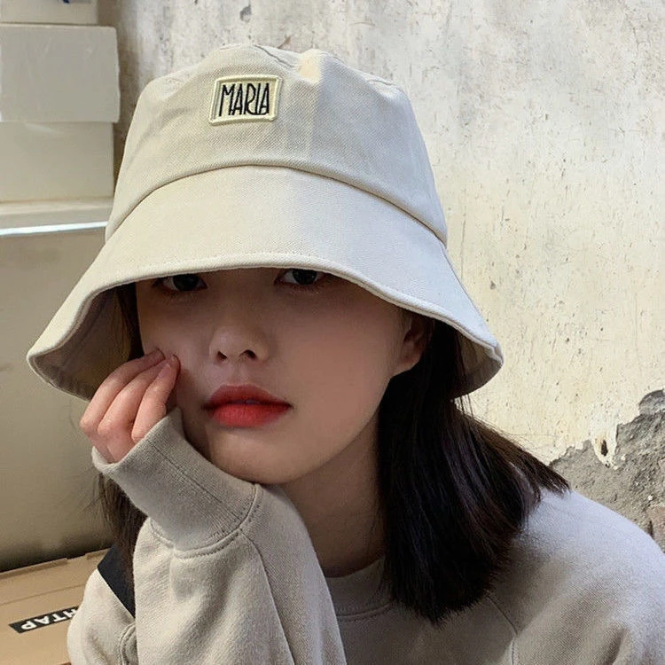 TIFICY户外帽子女夏季网红新款日系贴布帽风防晒遮脸遮阳渔夫帽