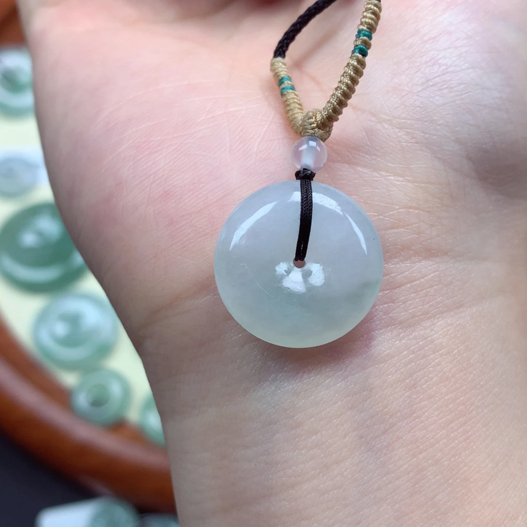 翡翠未镶嵌颈饰吊坠19/5.6mm