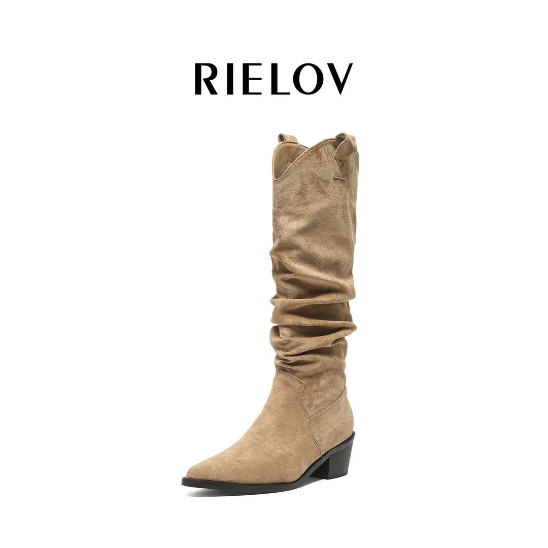 【RIELOV】增高6cm时尚潮流百搭女士时装靴 311-19