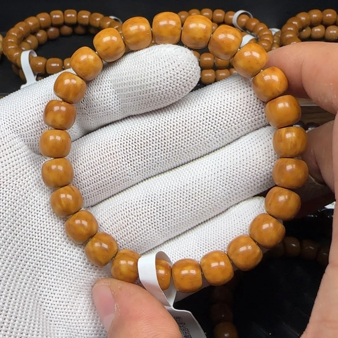 紫金鼠手串9.6mm实心老型（黄金甲）265