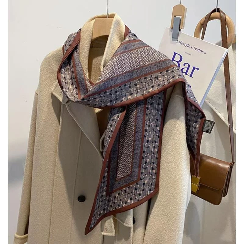 P13【柔光片刻】新款棉质125*33左右精致小飘带