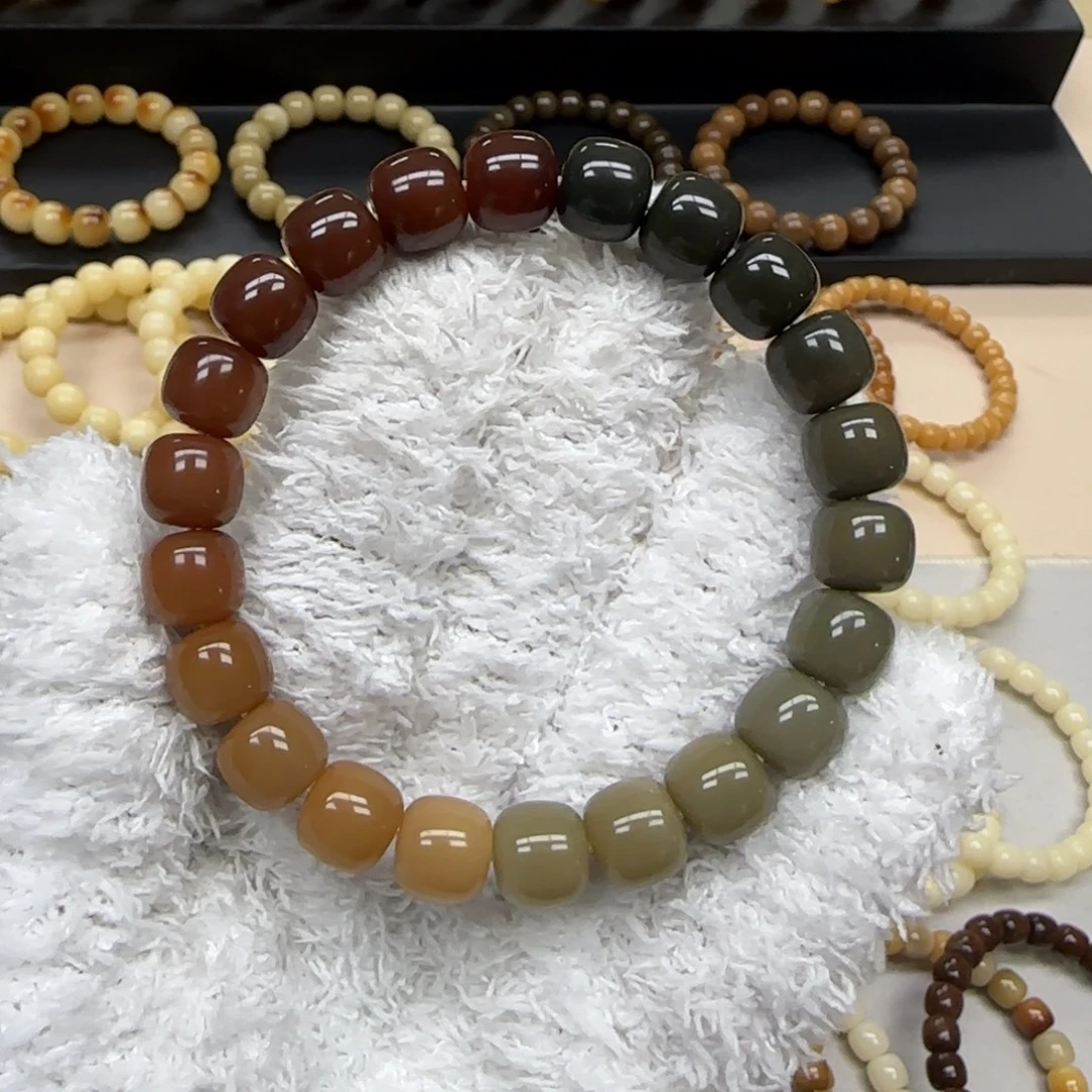 一***法手串菩提根/象牙果10*11 双渐变 5年