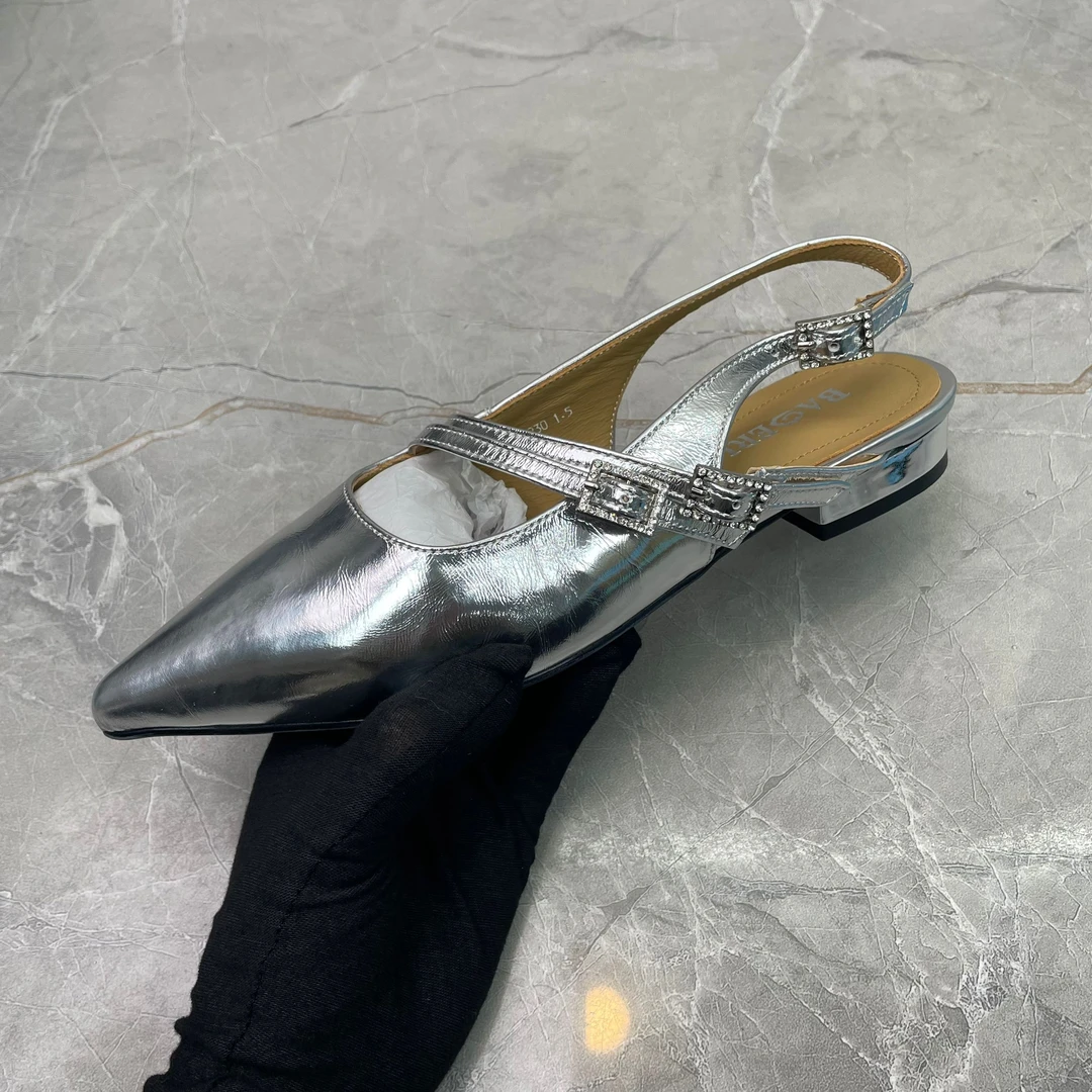 e（孤品）38凉鞋女 (牛皮)71028 银色