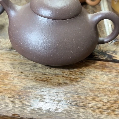 紫砂茶壶暗干色乳瓢200c c