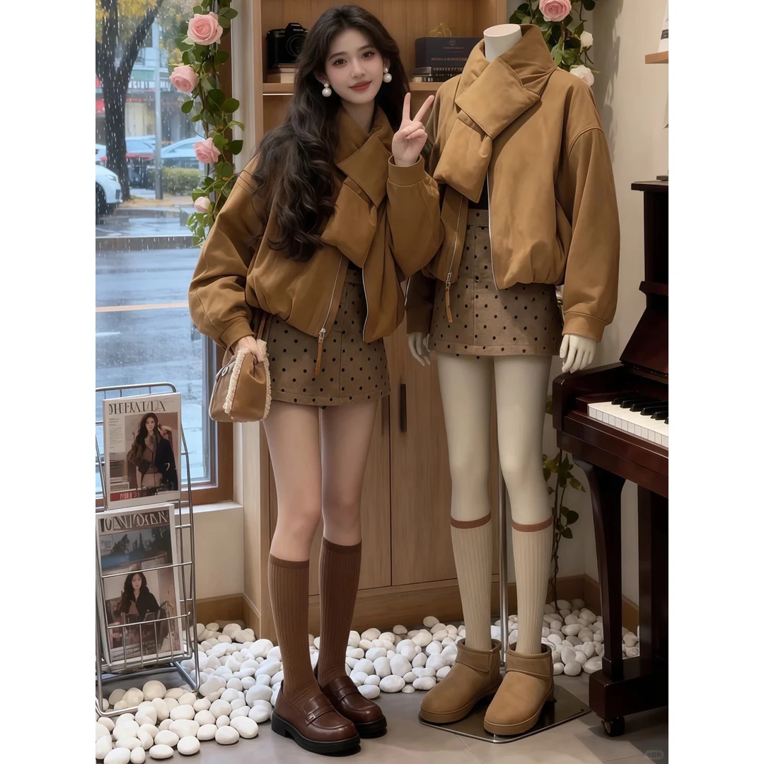 今年流行的漂亮棉衣独特超好看棉服韩系百搭外套女2024年新款冬季