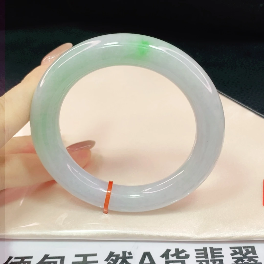 未镶嵌手镯翡翠56圆镯