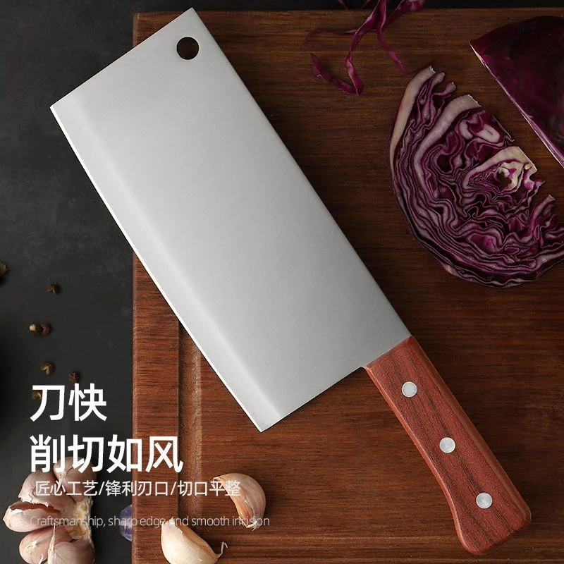 手工锻打轴承钢菜刀家用锋利女士专用厨房切肉切菜刀耐用