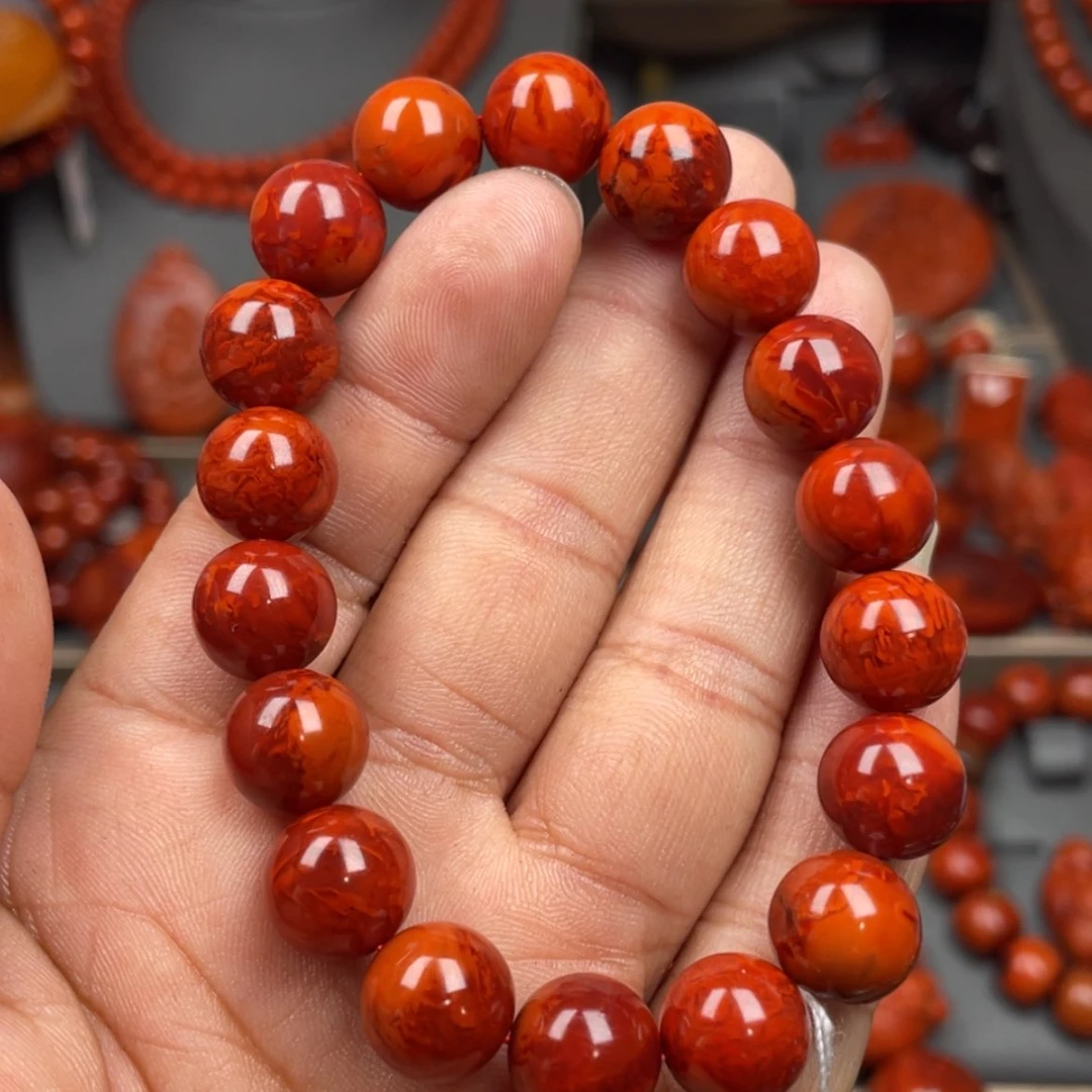 【闪购商品】南红玛瑙珠宝奇石未镶嵌单圈11