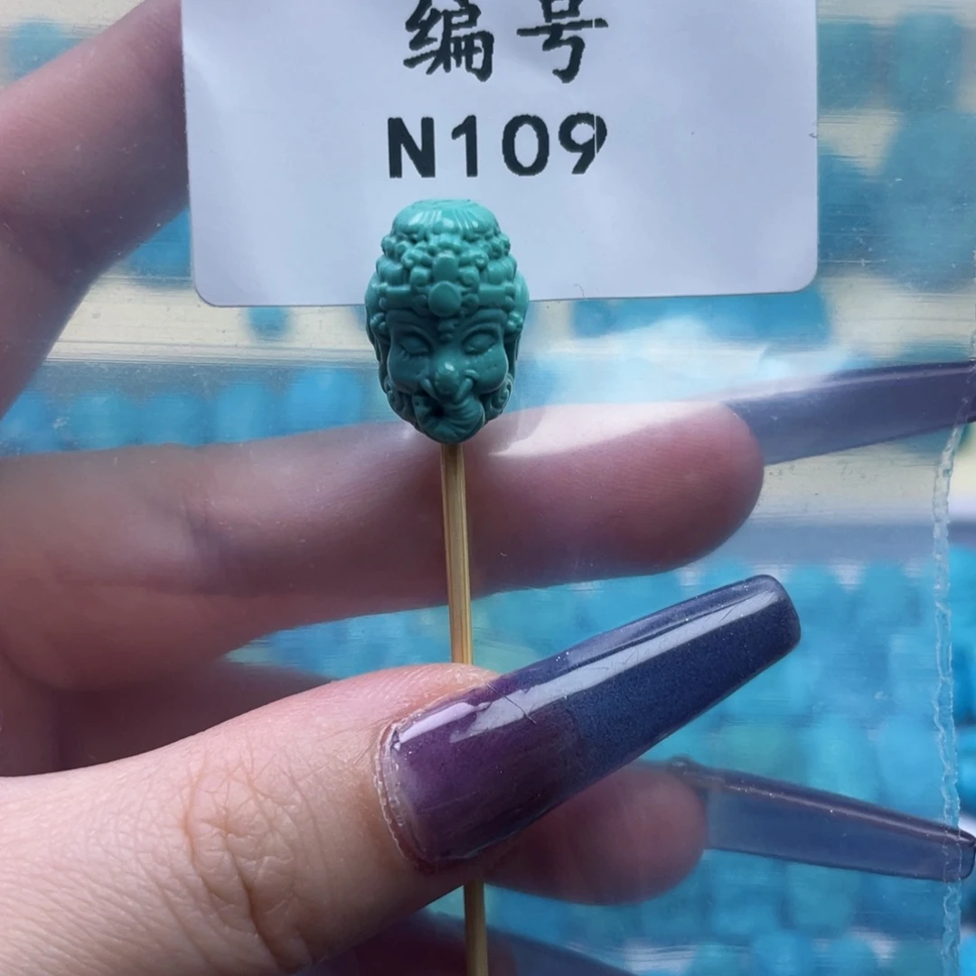 绿松石银S925镶嵌雕刻