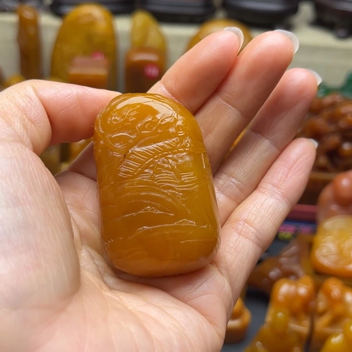 大***海寿山石印石题材：工艺品