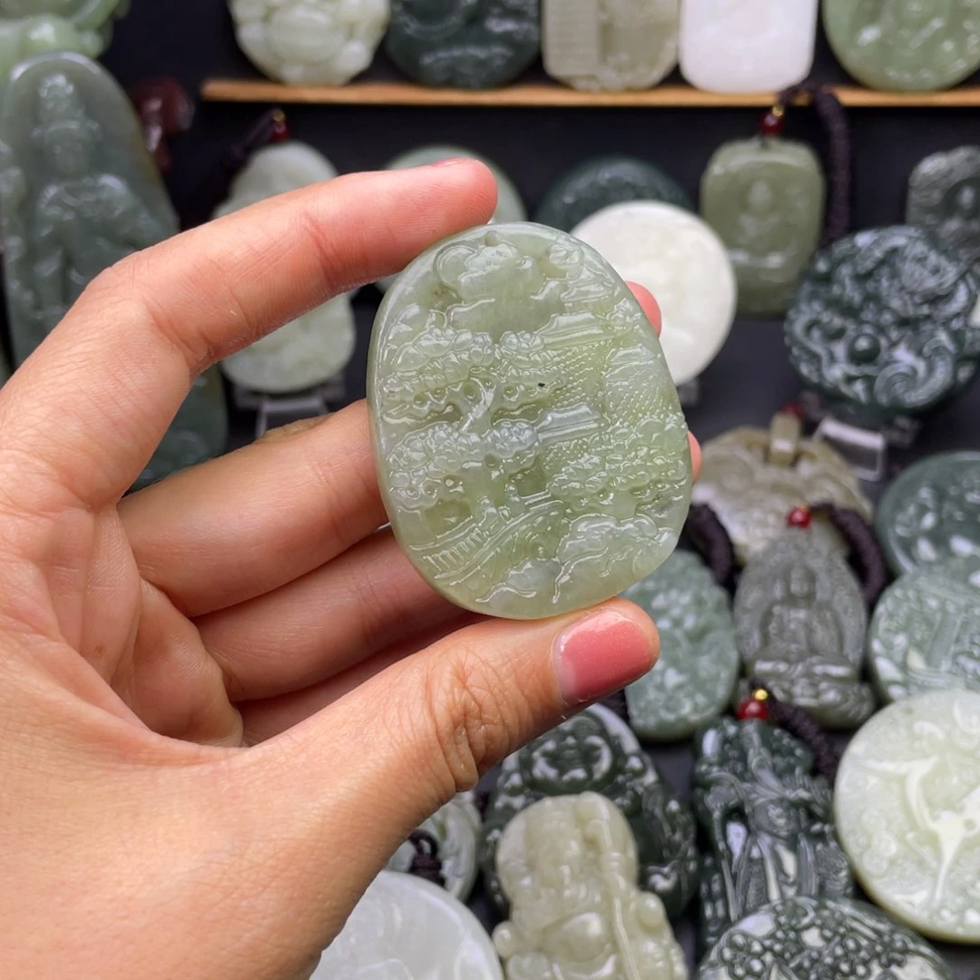 和田玉颈饰未镶嵌