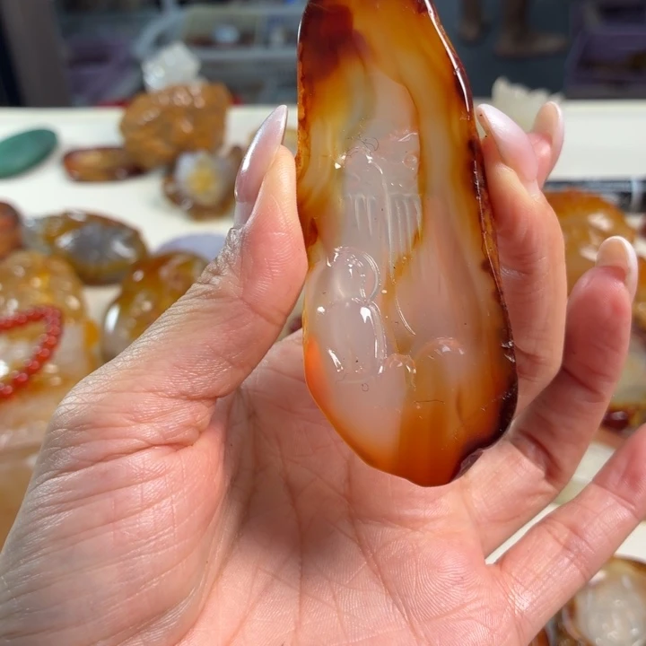 玛瑙/玉髓未镶嵌吊坠(不含链)