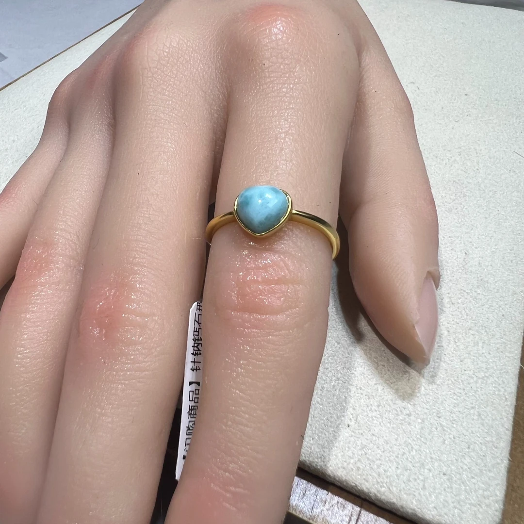 海纹石戒指银S925 JM016