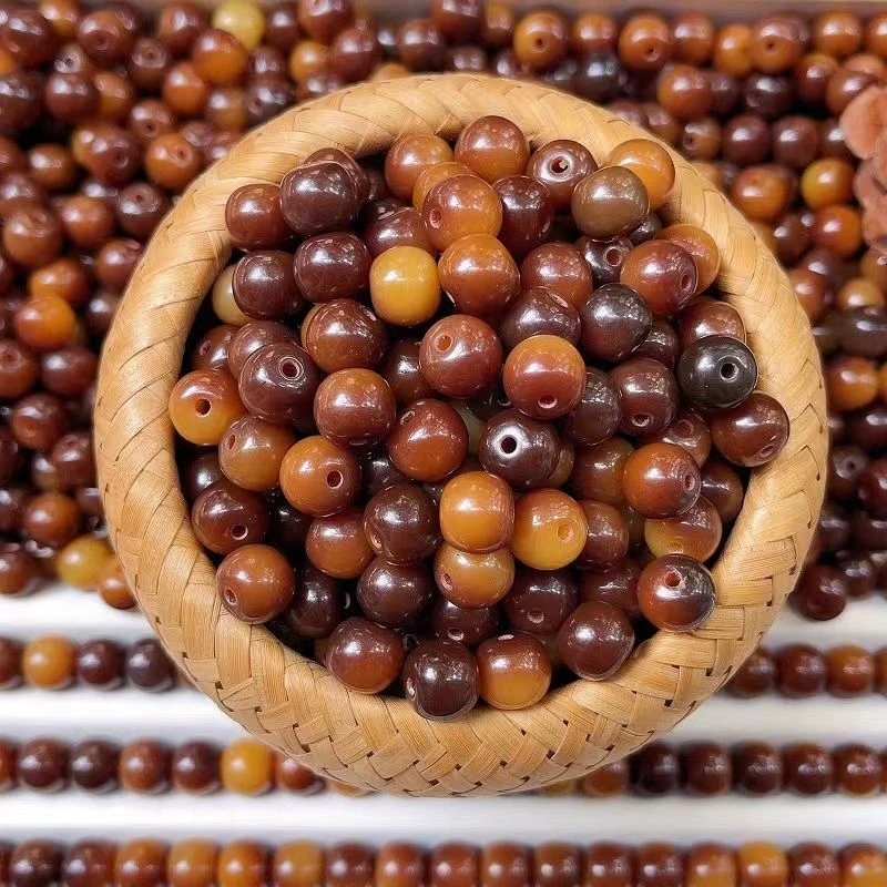 【12*10】天然风化菩提糖炒栗子DIY天然菩提珠