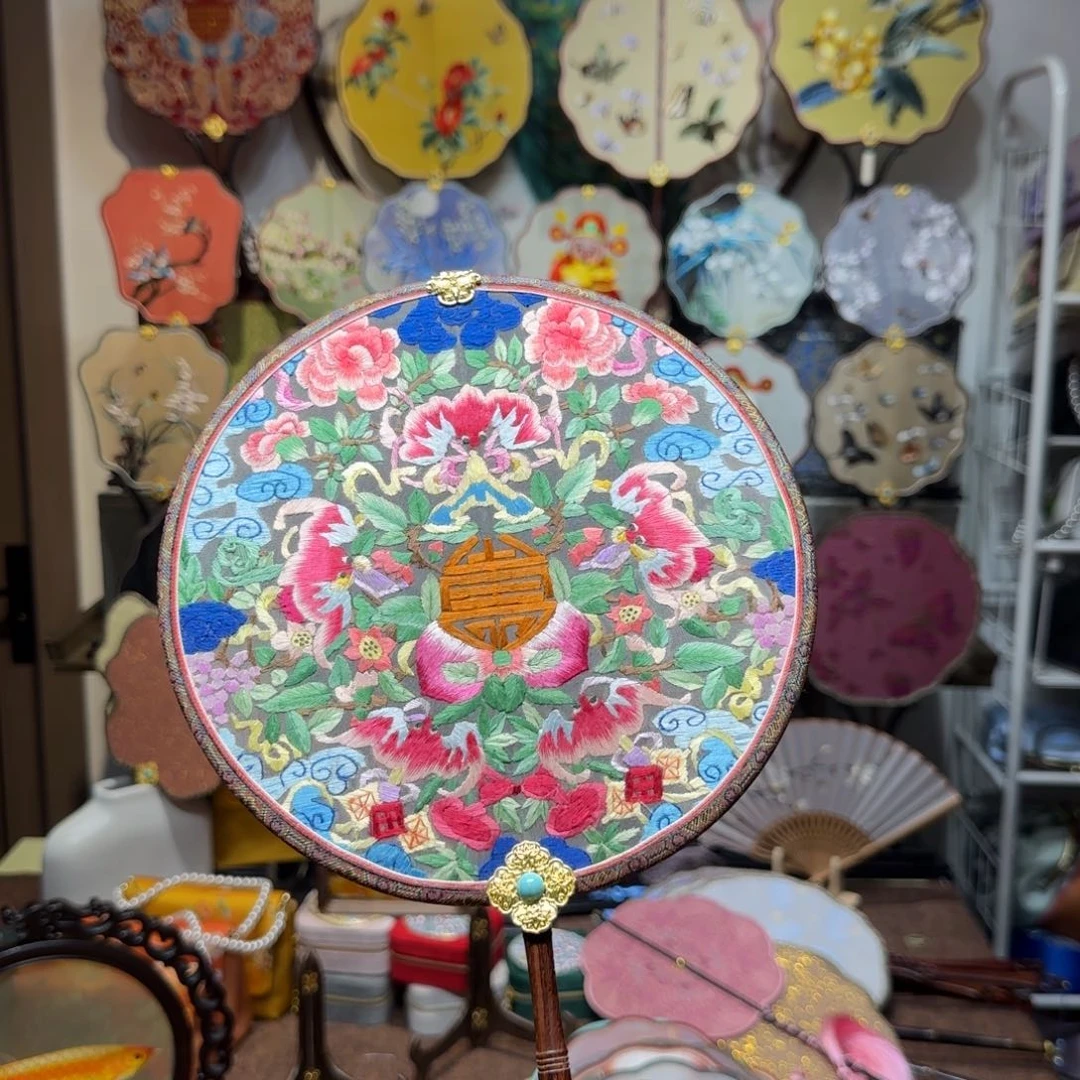 刺绣破**晴纯手工苏绣双面绣