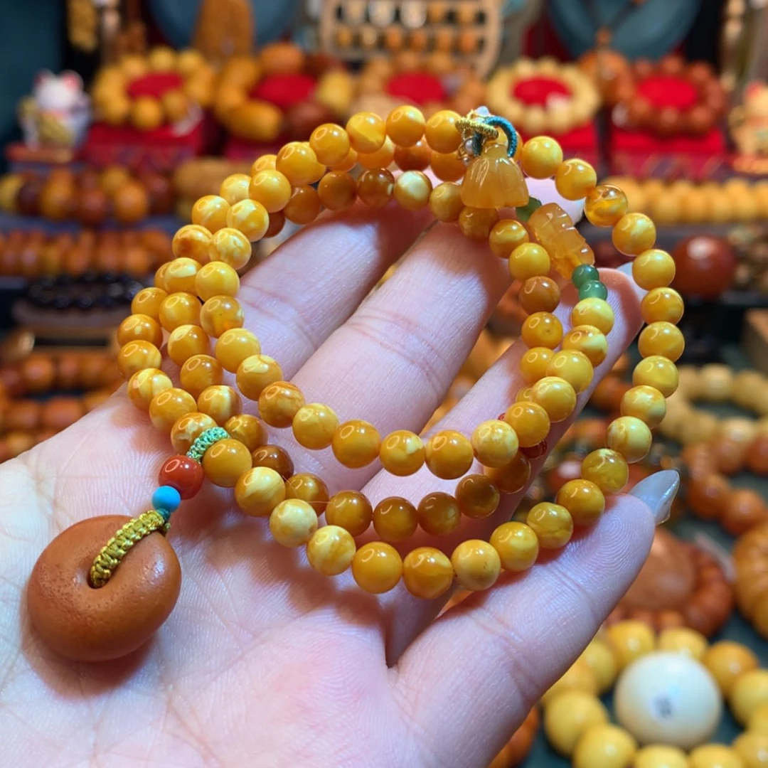 【闪购商品】蜜蜡手链未镶嵌蜜蜡手链