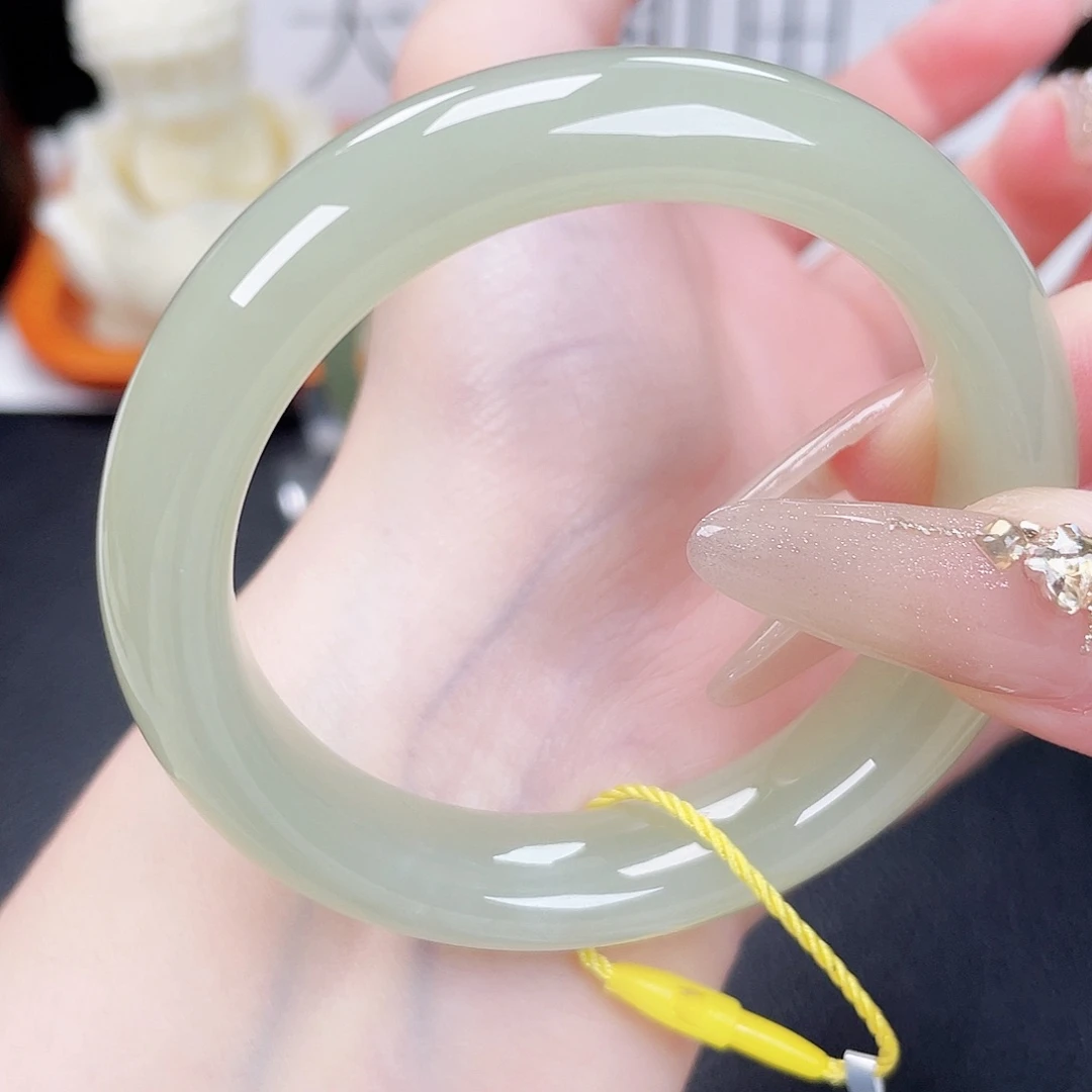 和田玉未镶嵌手镯5051