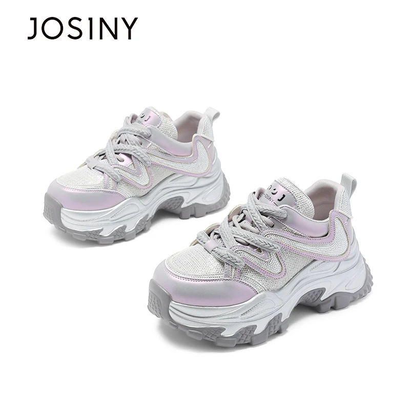 【勾勾】卓诗尼2024新款爆款时尚百搭老爹鞋女秋冬加绒休闲运动鞋